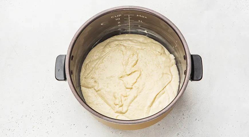 Творожный пирог в мультиварке