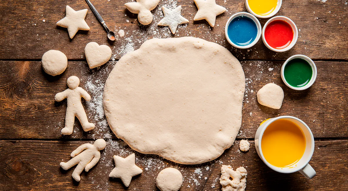 Соль, мука и капля фантазии: как сделать соленое тесто для лепки с детьми