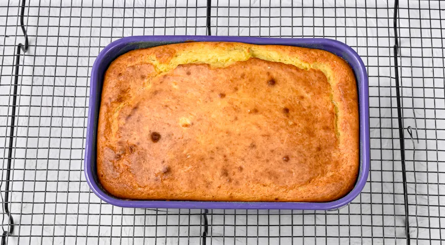 Творожная запеканка с кукурузной мукой