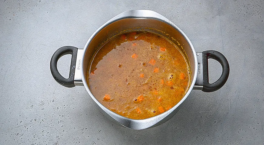 Морковный суп с тахини и имбирем