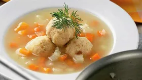 Суп с фрикадельками из трески