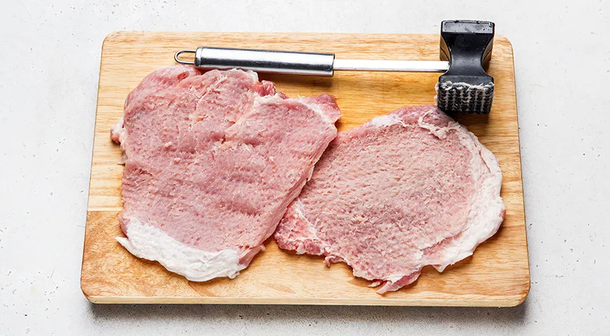 Отбивные в льезоне с сыром