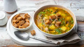 Вегетарианские рецепты с хлебом ржаным