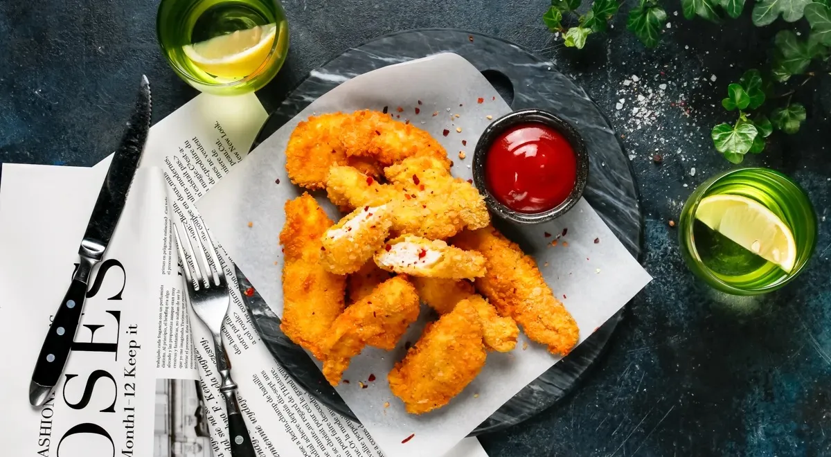 Куриные наггетсы во фритюре