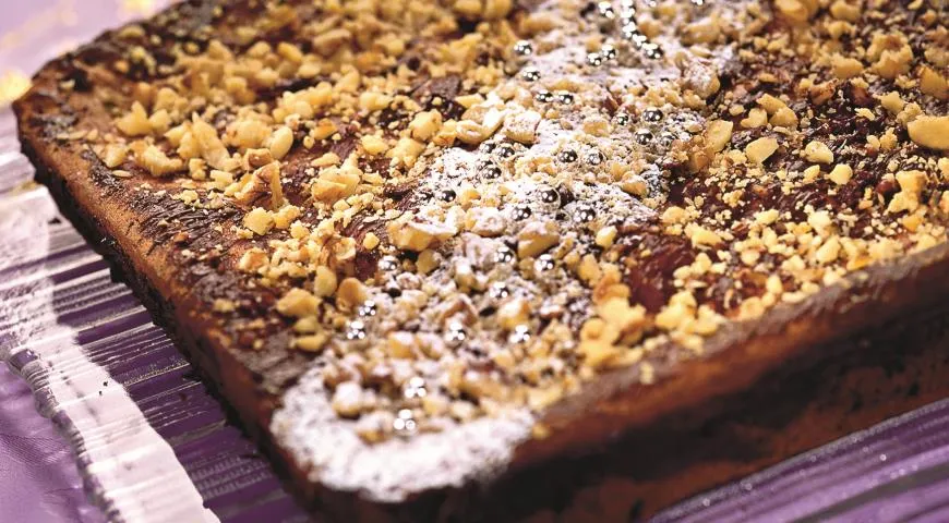 Шоколадно-трюфельный торт