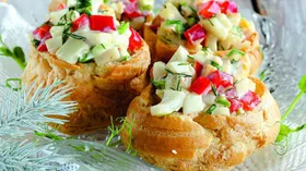 Рецепты с мукой пшеничной, сливочным маслом и морепродуктами
