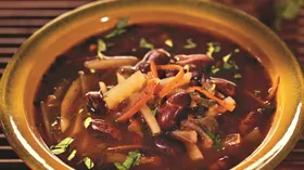 Рецепты с морковью, фасолью и соусом томатным