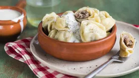 Рецепты с мукой пшеничной, свининой и говядиной