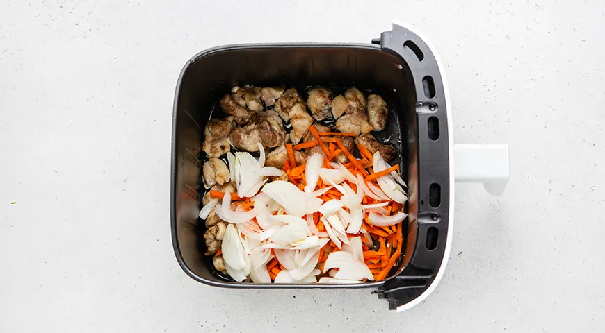 Плов в аэрогриле