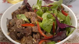 Рецепты с приправами, овощами и говяжьей печенью