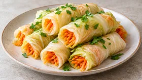 Капустные трубочки