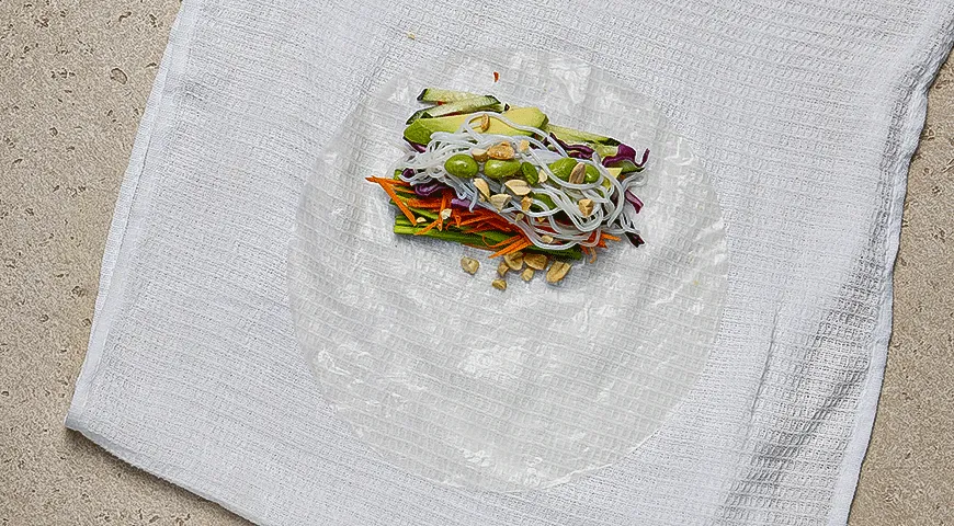 Овощные спринг-роллы