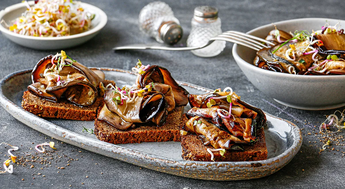 Рецепт баклажанов в масле (можно использовать масло авокадо)