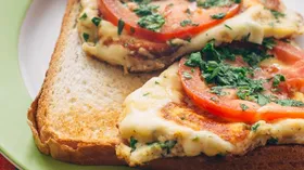 Рецепты с хлебом, томатами и рассольными сырами