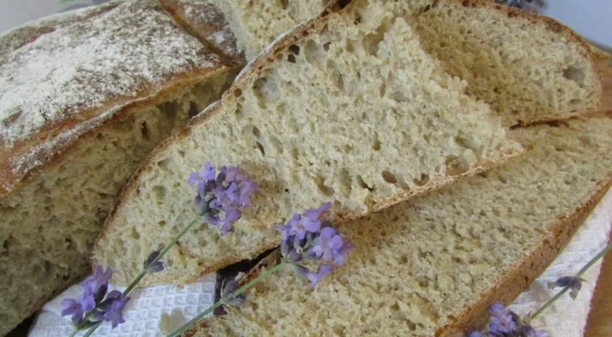 Хлеб с медом и лавандой