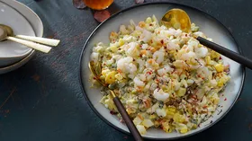 Рецепты с креветками и картофелем