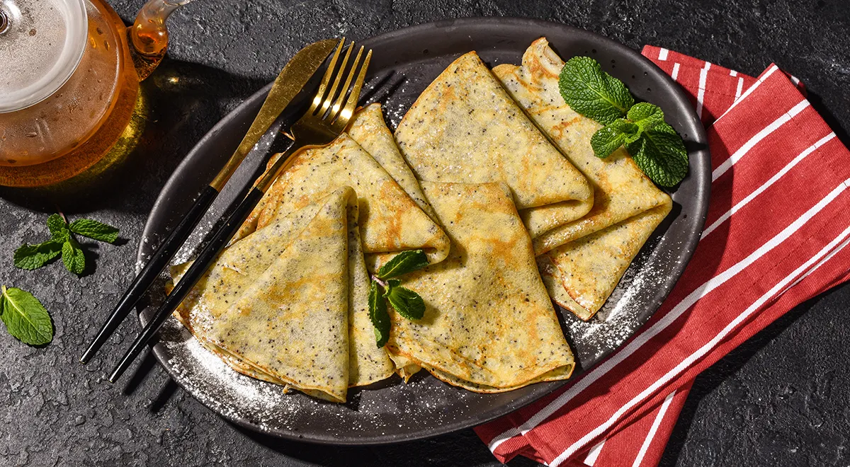 Рецепт блинов с маком