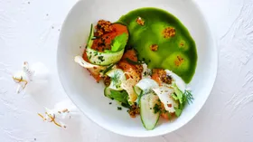 Рецепты с мягкими сырами и лососем