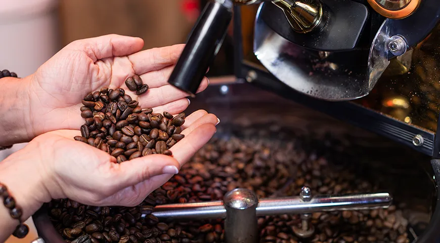 Свежая арабика пахнет интенсивно и приятно