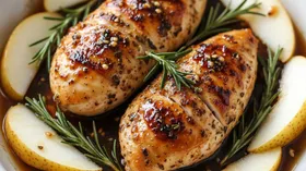 Курица с грушей