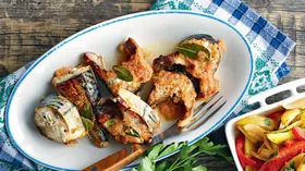 Рецепты с рыбой, алкоголем и томатами