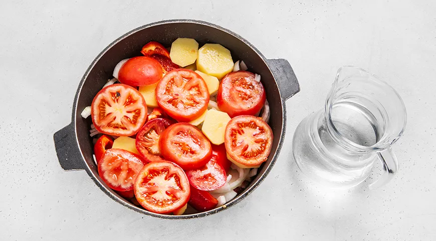 Хашлама с картофелем