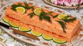 Рыбный паштет с красной икрой