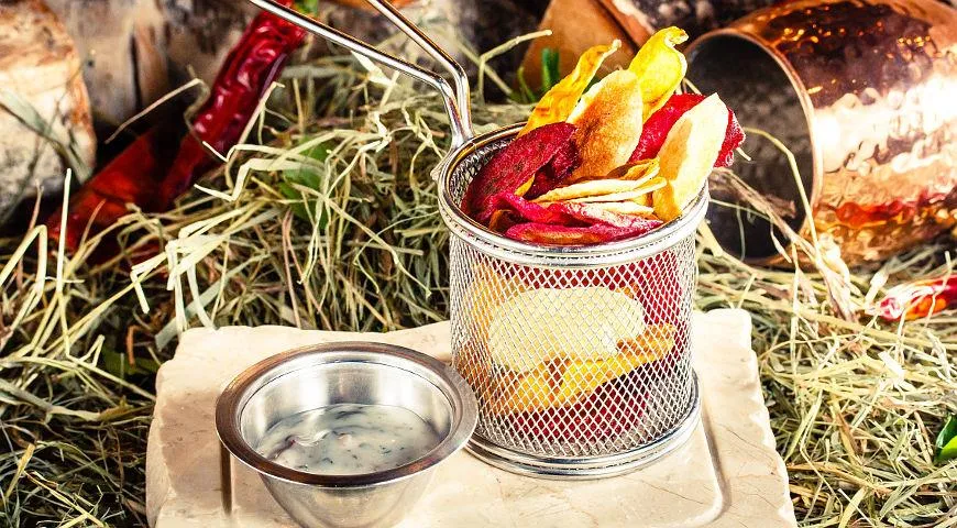 Рецепт хрустящих овощных чипсов