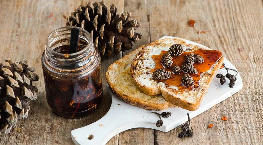 Варенье из сосновых шишек с мёдом, пошаговый рецепт с фото на 76 ккал