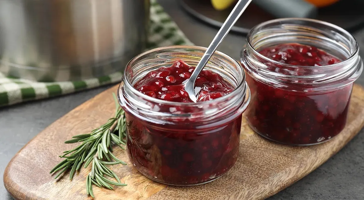 Клюквенный мармелад с апельсином и чили