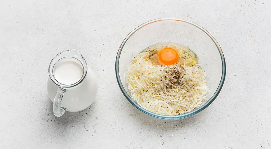 Цветная капуста, запеченная со сливками и сыром