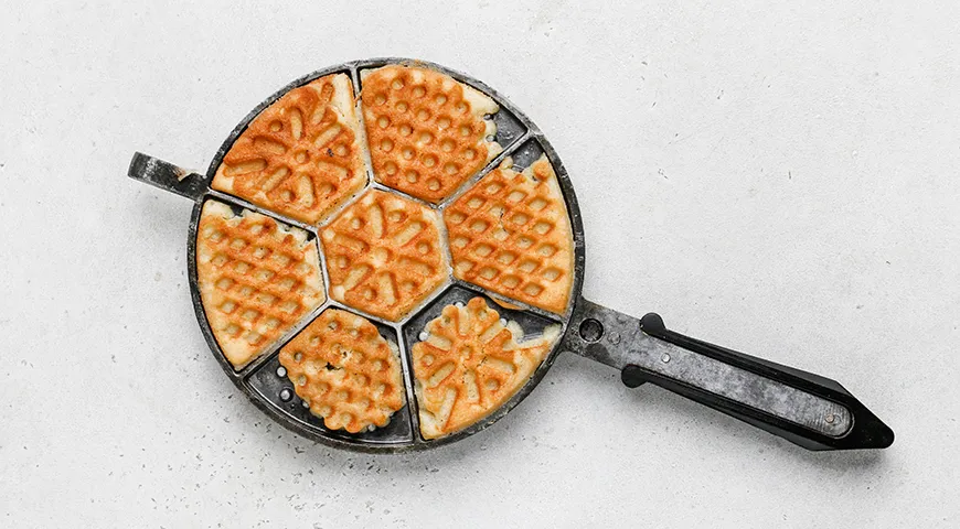 Печенье в форме на газу, как в детстве