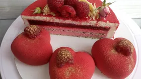 Рецепты на обед с малиной и мукой миндальной