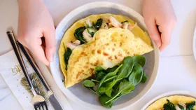 Рецепты на масленицу с шпинатом