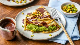 Блины с яйцом куриным