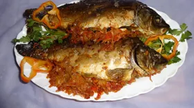 Рецепты с рыбой, чесноком и имбирём