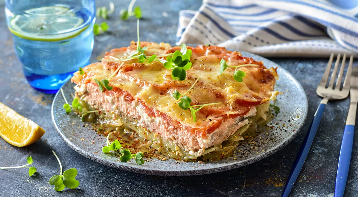 Рецепт сочной горбуши с картошкой в духовке
