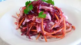 Рецепты с чесноком, морковью и салатом