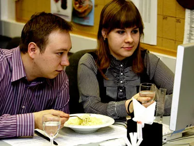 Служебный роман, ресторан для офисных работников