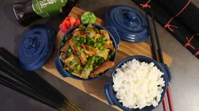 Рецепты с мясом, маслом кунжутным и бобами