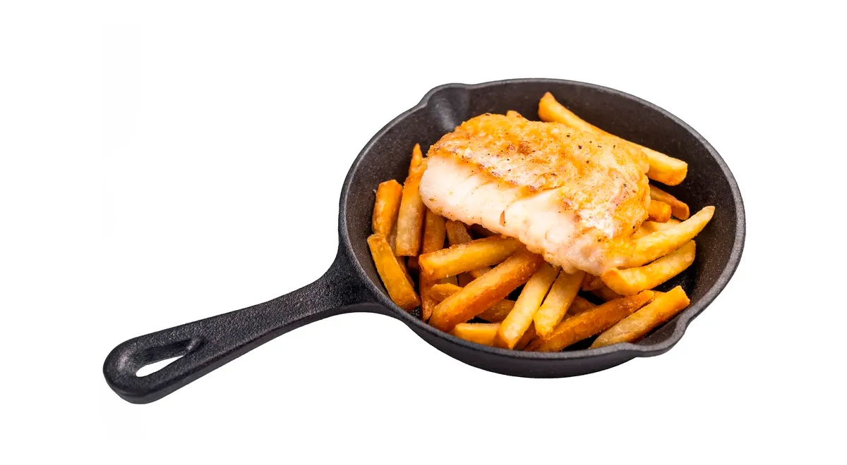 Минтай жареный