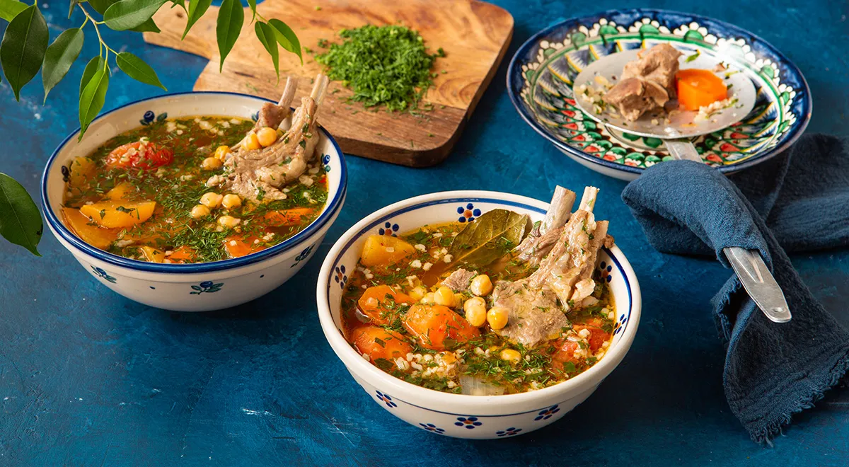 Шурпа с нутом