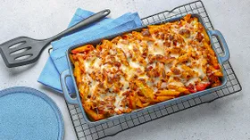 Паста аль форно с колбасками