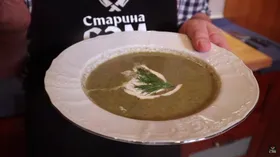 Грибной суп с нутом