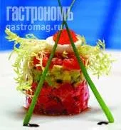 Тартар из тунца с авокадо