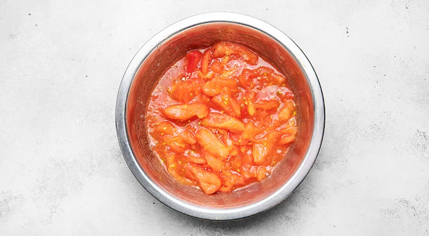 Чахохбили из курицы в казане