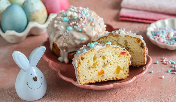 Кулич творожный в аэрогриле