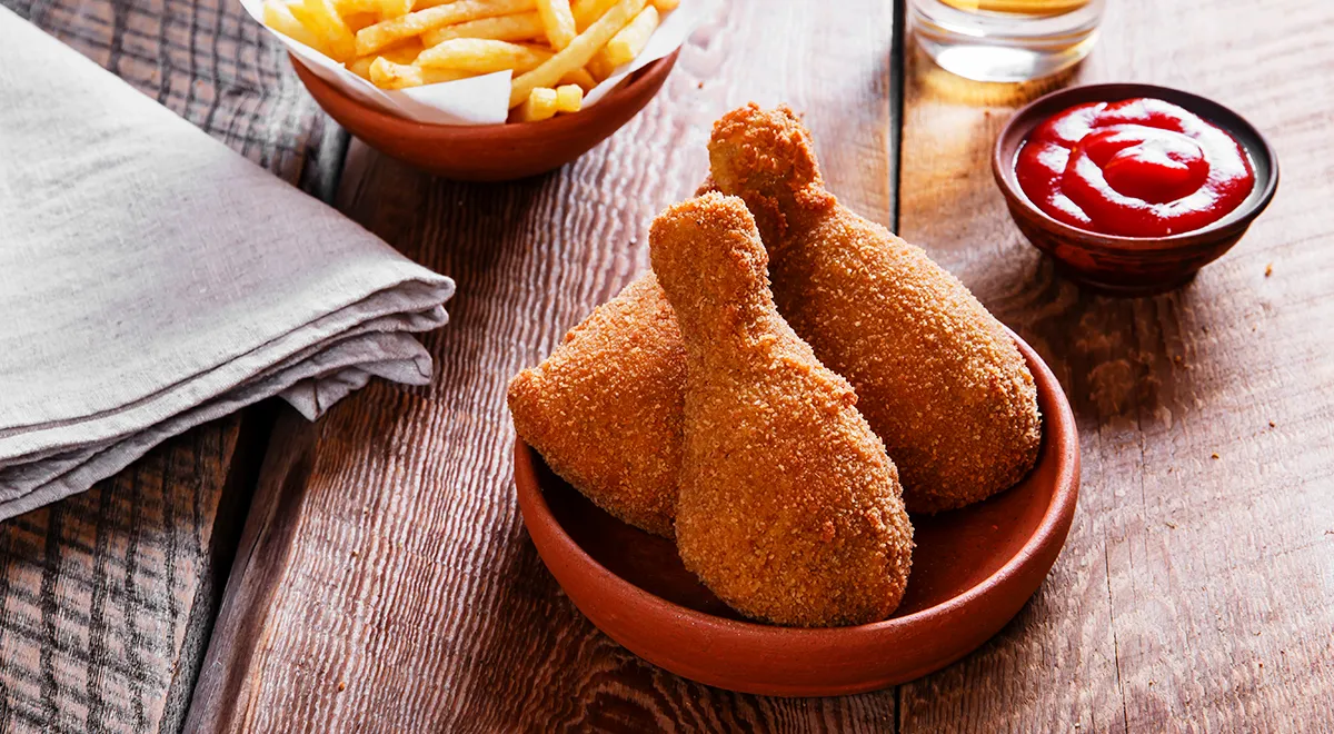 Куриные ножки в панировке в духовке