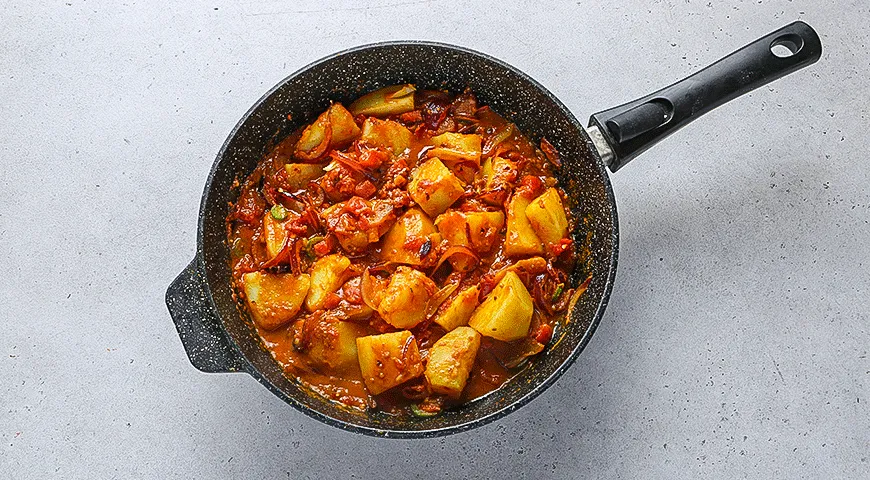 Карри из картофеля