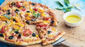 Рецепты с маслом растительным, сыром Моцарелла и оливками